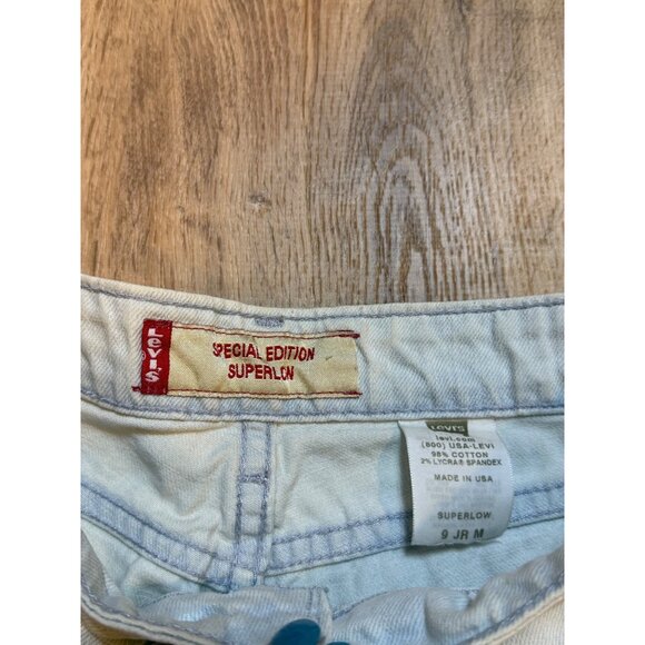Y2K Levis Denim Light Wash Jeans Special‎ Edition Superlow 9 - Picture 3 of 10
